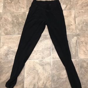 Black equestrian riding breeches, comfy!!